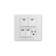 JYE中一 熊貓 JY-53 555W, 1個, 4螢光開關1接地插座