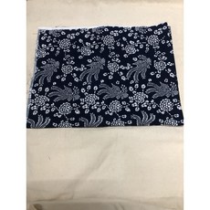 日本花布 藍底印花布 民族風 原住民, 詳見包裝, 詳見包裝, 12,5尺寬電染