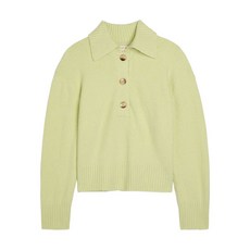 프리피플 폴로 칼라 긴소매 스웨터