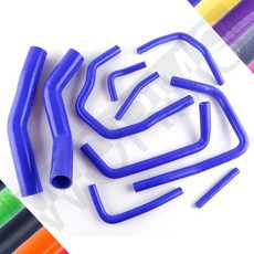 랜드 크루저 디젤 실리콘 라디에이터 냉각수 호스 파이프 키트, 1개, 9. Blue