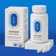베이랩 관절포뮬라 연골 영양제 MSM 2000 글루코사민 칼슘 마그네슘 비타민D 칼마디, 1박스, 120정