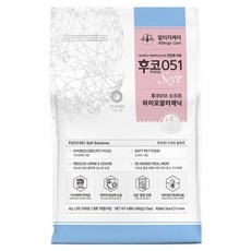 바우와우 전연령 강아지 후코051 하이포알러제닉 소프트사료, 1개, 4.8kg, 연어