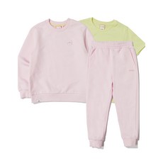 아이더 공식 남녀공용 키즈 에센셜 키즈 UNI MTM 3PCS 세트 JUP23251P1 (정상가:139 000)