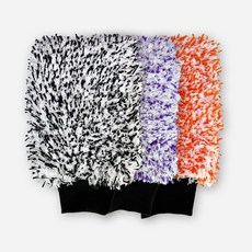 극세사 국산 버블 워시미트 세차 패드, 블랙, 1개