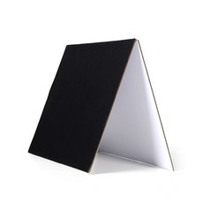 補光/提亮/勾邊 拍攝道具 反光板 補光板 吸光板 背景板 柔光板 靜物美食化妝品拍照 白黑銀色, 1個, 攝影卡紙, A4