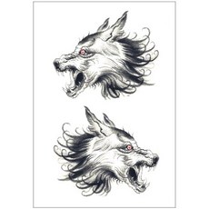 老虎 黑豹 花臂系列 紋身貼紙 T05J 防水 刺青貼紙 半甲 半臂, 1個, J6飛禽猛獸508