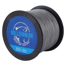 밀레니엄 PE 라인 합사줄 8합사 500M 낚시줄, 그레이, 1개