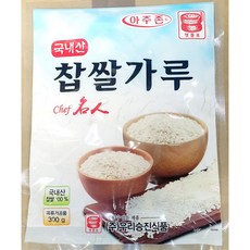 [2개묶음] 찹쌀가루 찹쌀분 가루 기장 깨 찹쌀가루(승진 300g) 1EA sp0+6298ku, 300g