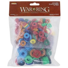 반지의 전쟁 컬러 플라스틱 반지 코어 세트 205개 이상