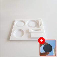 에어로프레스 호환 거치대, 1개, 화이트 기본형