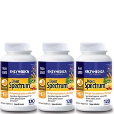 ENZYMEDICA Digest Spectrum酵素膠囊, 3罐, 120顆