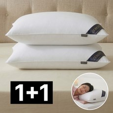 제롯 5성급 숙면 호텔 베개 1+1, 2개, 48*74cm