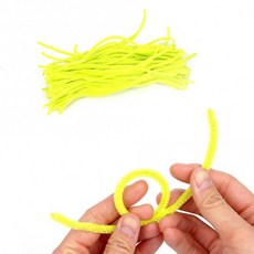 미술 공예재료 모루 형광노랑색 30cm 100개입, 상세페이지 참조, 상세페이지 참조