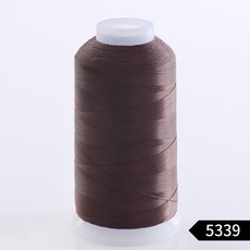 【針線】【送針】拉不斷的皮革綫 尼龍綫 手縫針綫 縫紉機綫 250D/3股細綫 風箏線 裁縫 車縫線 手縫線 縫紉線, 深棕5339, 1個