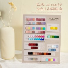 光撩膠 光撩指甲油 DIY美甲美甲組 甲油膠 美甲 山茶花高端新品禮盒系列88色套裝指甲油膠新手美甲店專用亞克力罐, 1個, 山茶花全套88色