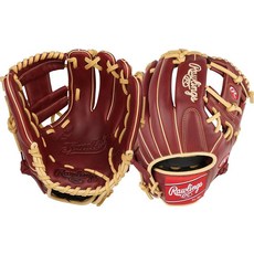 Rawlings 롤링스 샌드롯 시리즈 가죽 야구 글러브 버건디 1175인지 638585, Right Hand Throw
