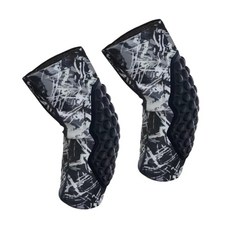 ToPET 펫er 레슬링 무릎 슬리브 배구 달리기 축구용 압박 보호대 1쌍(블랙 XXL), 회색