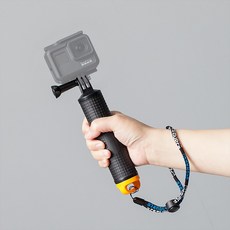 三重 副廠 GoPro 漂浮自拍棒, 1個, 中柱旋鈕及手腕帶顏色隨機出貨