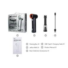 KiCA 제트팬 맥스 핸드헬드 강력 터보팬 알루미늄 합금 소재 고속, 01 JatFan Max, 01 JatFan Max