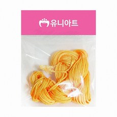 전통공예 팔찌만들기 노랑 매듭실 마크라메 부자재 공예실