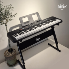 릴리온 61건반 디지털피아노, 애쉬블랙 RK4120, 1개