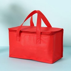 접이식 아이스박스 보냉 가방 캠핑 피크닉 여행 쿨러 박스 휴대용 점심 맥주 배달 절연 팩 식품 토트 열 음료 캐리어, 3)Red