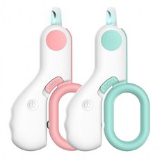 고양이 LED 강아지 발톱깎이, 1개, 블루