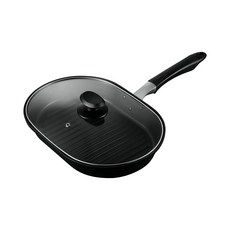 펄금속 생선구이 IH대응 유리뚜껑포함 그릴팬 HB-4539