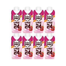 오리온 닥터유 프로 단백질 드링크 딸기 250ml x 8개 / 식사대용