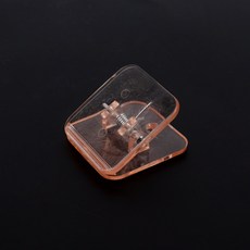 루루픽스마켓 사각 집게 사무용집게, 핑크