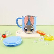 디즈니 토이스토리 캐릭터 유아 스텐컵 어린이 스낵컵, 320ml, 1개, 라이트블루