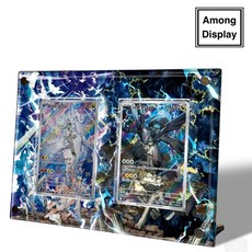 原創繪製黑白龍AR二連擴散式卡磚，含M2a超級夢想EX黑龍AR卡牌，獨特收藏逸品, 1個, 經典二連磁吸框（無腳架/無抗uv）,不含卡片