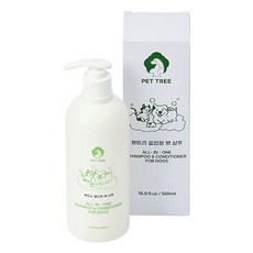 펫트리 올인원샴푸500ml [저자극테스트완료] 반려동물샴푸 저자극 순한향, 1개, 500ml