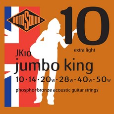 RotoSound 民謠吉他弦 10-47 - 英國製造 音色飽滿 手感舒適, 詳見包裝