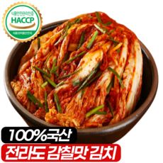전라도식 감칠맛 100%국산 포기 배추 김치, 1박스, 10kg