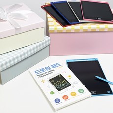 아크디 드로잉패드 생일선물 답례품 세트, 4개, 화이트
