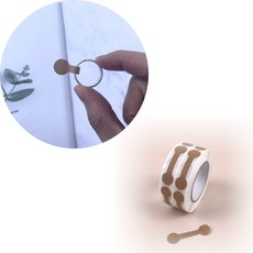 반지 액세서리 종이 라벨 꼬리표 라벨지 500P, A_화이트색