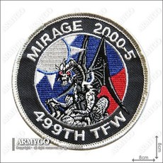 【ARMYGO】空軍幻象2000戰鬥機機種章, 1個, 不車魔鬼氈