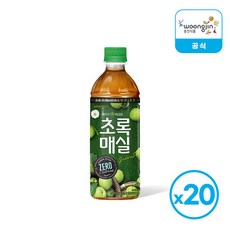 웅진 초록매실 제로 500ml 20개, 1박스