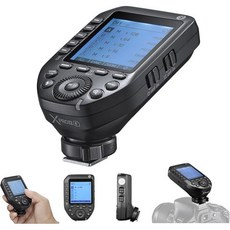 Godox XProIIS TTL 무선 플래시 트리거 송신기 소니 카메라용 24G 18000초 HSS 블루투스 연결 새 핫슈 잠금 16그룹 32채널, XProII-C, 검정