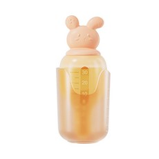 喂藥神器嬰兒防嗆喝水嬰兒喂水器兒童喝藥滴管式喂藥器新款, 1個, 粉色小兔喂藥器(帶收納盒):1個