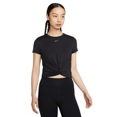 나이키 여성 원 클래식 트위스트 드라이 핏 반팔 탑 HJ1055-010 1667036