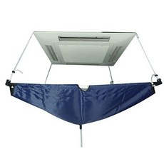 벽걸이에어컨 청소가대 세척가대 커튼 물받이 걸이형, 천장 후드 3-5P 플라스틱 튜브 분해 블루, 1개