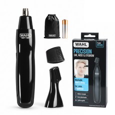 2년보증 왈 방수 코털제거기 남성 코털 정리기 왁싱 콧털 정리칼 코털깍기 여성 눈썹 전동 면도기 바리깡 솜털 잔털 트리머, WHALTRIMMER(블랙)