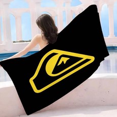 서핑보드 패턴 대형 비치 타월 퀵 드라이 여행용 모래 수영장 요가용