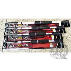 太平洋POKEE 白い 振出路亞竿 60M/70M/80M/90M 白色竿身 LURE:7-38g, 60-M