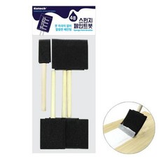 스펀지 페인트붓 4종세트 도색 붓칠 폼브러쉬, 1개