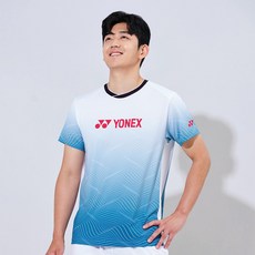 YONEX 男款羽毛球短袖上衣 223TS011M