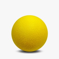 台灣橋堡 Bridgeport 第3代三硬度強效顆粒實心筋膜球, 【SGS 認證】實心 筋膜球 弱黃, 1個