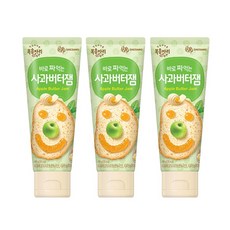 복음자리 바로 짜먹는 사과버터잼, 100g, 3개